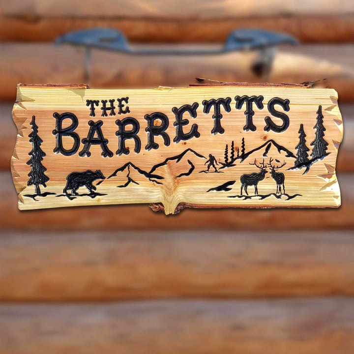 Cabin Decor Wooden Sign