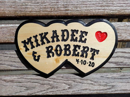 Valentines Day Wood Signs - Calico Wood Signs