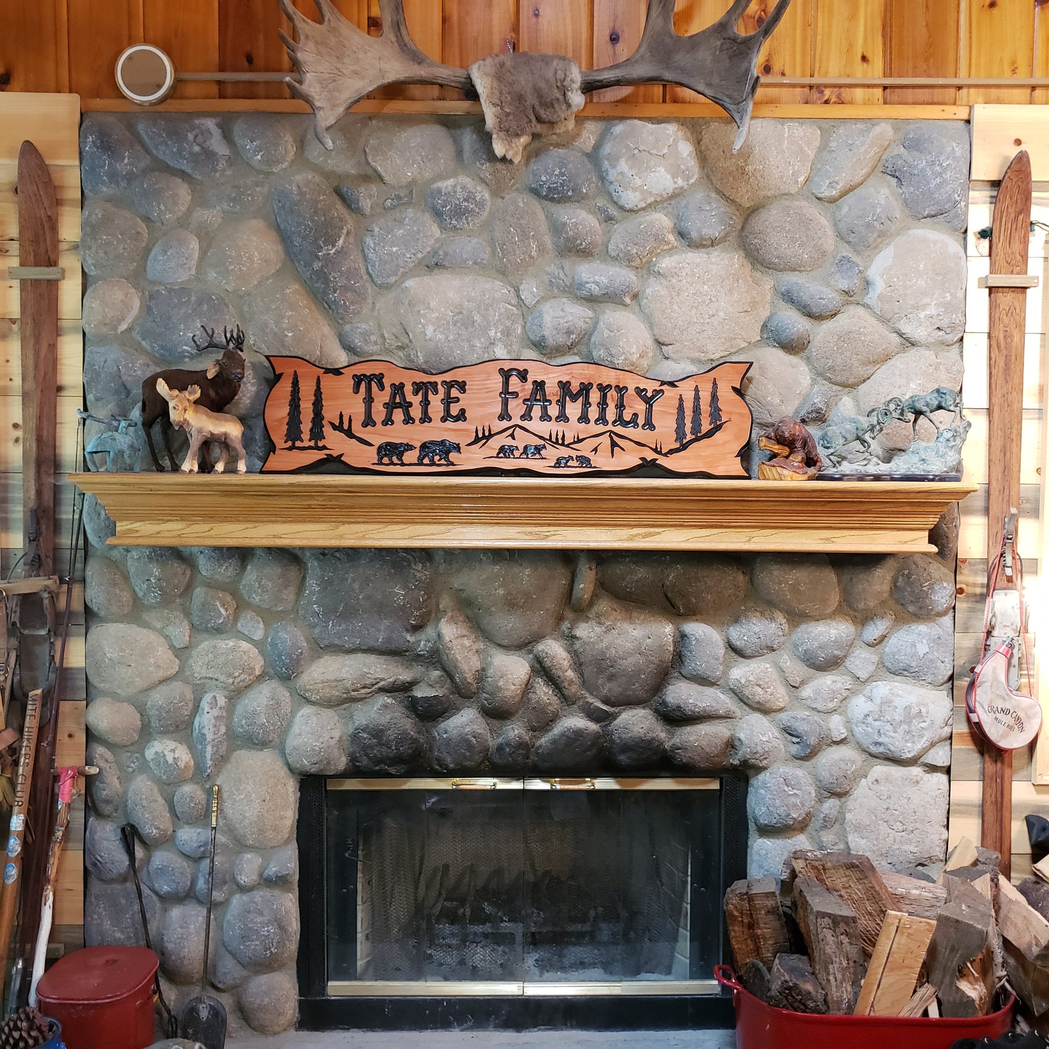 Lake & Mountains Wooden Signs | Calico Wood Signs