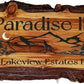 Calico Wood Signs - Paradise II