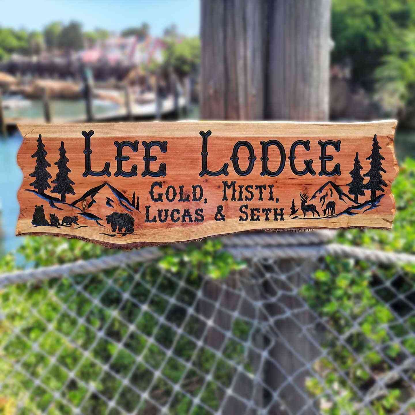 Cabin Decor Wooden Sign