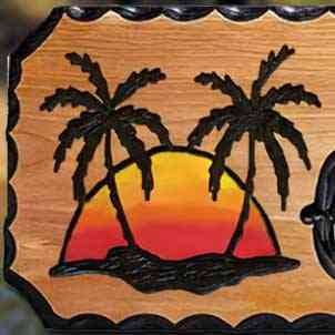 Hand-Carved Sun Wood Sign – Custom Design with Freehand Art