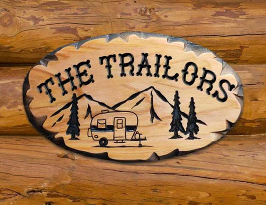 Camper Forest Custom Wood Sign - Calico Wood Signs