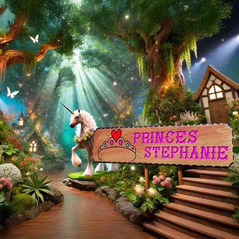 Custom Enchanted Princess Wood Sign