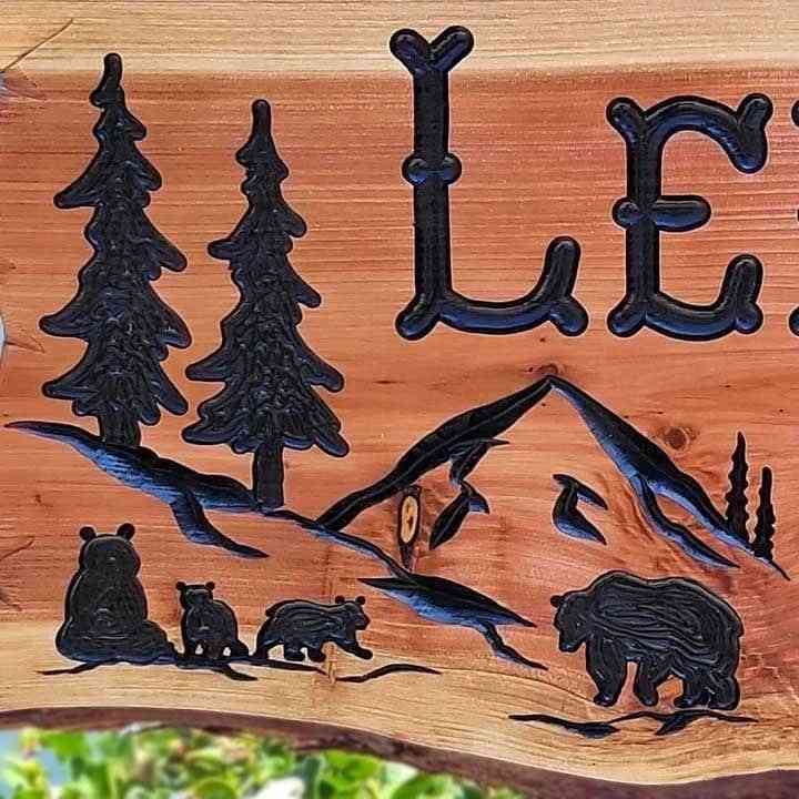 Cabin Decor Wooden Sign