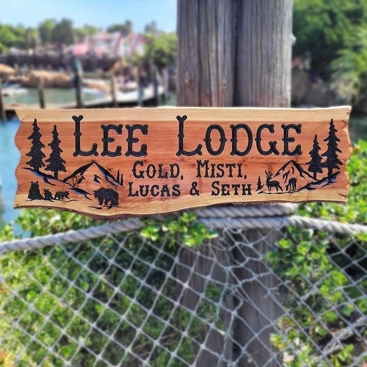 Cabin Decor Wooden Sign