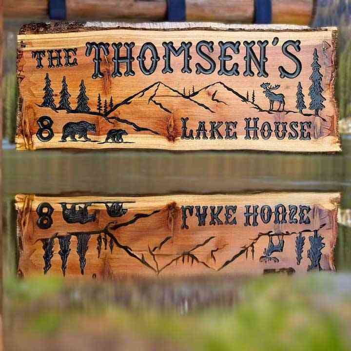 Rustic Retreat Custom Wood Sign