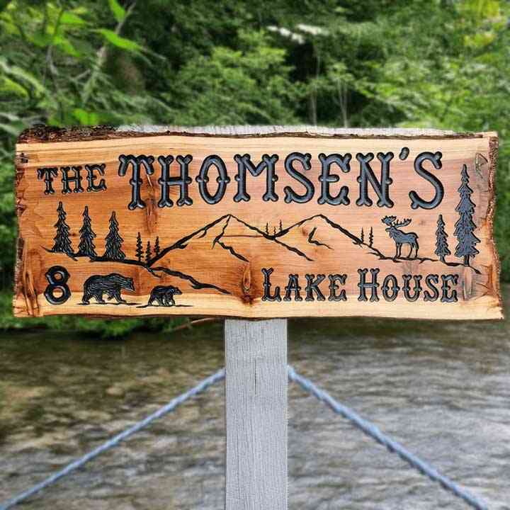 Rustic Retreat Custom Wood Sign