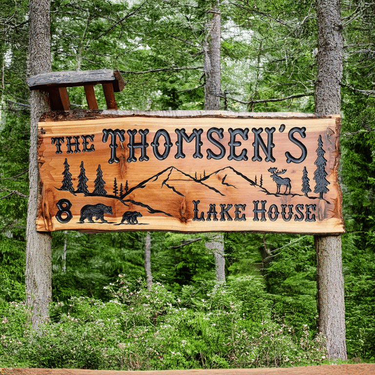 Rustic Retreat Custom Wood Sign - Calico Wood Signs