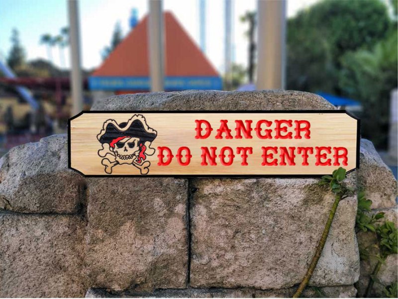 Pirate Kids Room Wood Sign