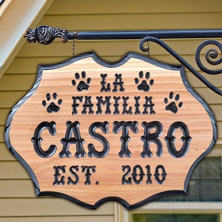 Welcome Sign Home Decor - Calico Wood Signs