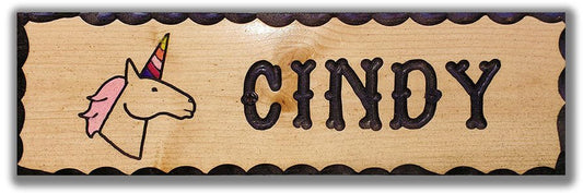 Wood Sign Unicorn - Calico Wood Signs