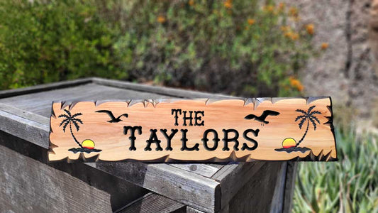 Calico Wood Signs - Home Decor Family Sign