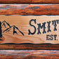 Calico Wood Signs - Lake House Signs with Mountains and Trees