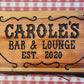 Last Name Wood Signs Scrolls - Calico Wood Signs