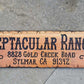 Western Signs Featuring 2 Horse Heads - Calico Wood Signs