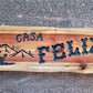 Wood Burned Signs Featuring Cactus Silhouette - Calico Wood Signs