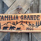 Wooden House Signs with Bears and Deer - Calico Wood Signs