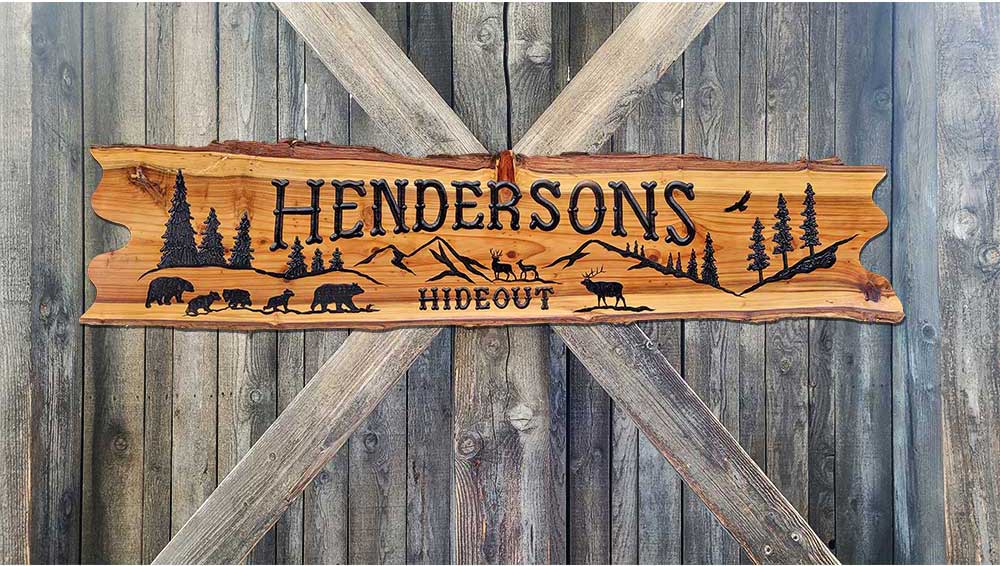 Calico Wood Signs - Wooden Signs for Dads Man Cave